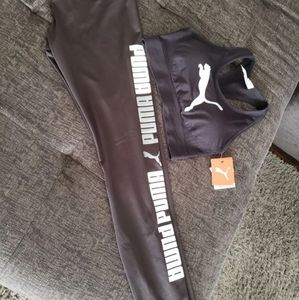 Puma leggings with sports bra